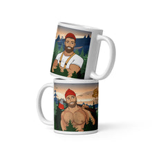 Load image into Gallery viewer, Big wood White glossy mug
