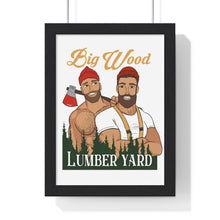 Load image into Gallery viewer, "Big Wood" Framed Vertical Print