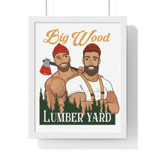Load image into Gallery viewer, "Big Wood" Framed Vertical Print
