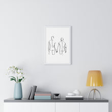Load image into Gallery viewer, Tjdraw “Forever” Framed Vertical Poster