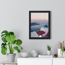 Load image into Gallery viewer, "Golden Sunset" Premium Framed Vertical Print