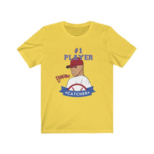 Load image into Gallery viewer, TJDRAW Baseball Catcher Jersey Short Sleeve Tee