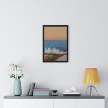 Load image into Gallery viewer, "Blue Horizon" Premium Framed Vertical Print
