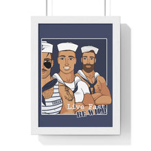 Load image into Gallery viewer, "Live fast, Be Wild" Framed Vertical Print