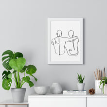 Load image into Gallery viewer, Tjdraw “Always” Framed Vertical Poster