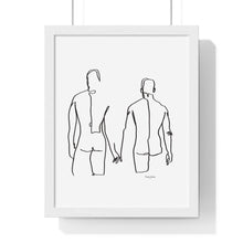 Load image into Gallery viewer, Tjdraw “Forever” Framed Vertical Poster