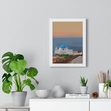 Load image into Gallery viewer, "Blue Horizon" Premium Framed Vertical Print