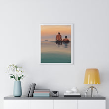 Load image into Gallery viewer, Tjdraw "Losing track of time" Premium Framed Vertical Poster