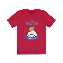 Load image into Gallery viewer, TJDRAW Baseball Catcher Jersey Short Sleeve Tee