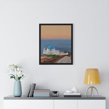 Load image into Gallery viewer, "Blue Horizon" Premium Framed Vertical Print