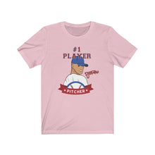 Load image into Gallery viewer, TJDRAW Baseball Pitcher Jersey Short Sleeve Tee