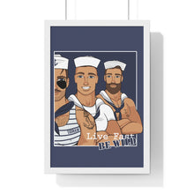 Load image into Gallery viewer, "Live fast, Be Wild" Framed Vertical Print