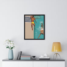Load image into Gallery viewer, "St Tropez daze" Premium Framed Vertical Print