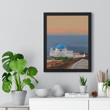 Load image into Gallery viewer, "Blue Horizon" Premium Framed Vertical Print