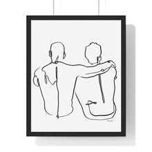 Load image into Gallery viewer, Tjdraw “Always” Framed Vertical Poster