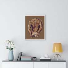 Load image into Gallery viewer, Tjdraw “ Thomas” Framed Vertical Poster