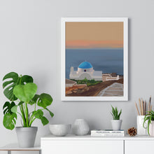 Load image into Gallery viewer, "Blue Horizon" Premium Framed Vertical Print