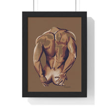 Load image into Gallery viewer, Tjdraw “ Thomas” Framed Vertical Poster