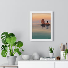 Load image into Gallery viewer, Tjdraw "Losing track of time" Premium Framed Vertical Poster