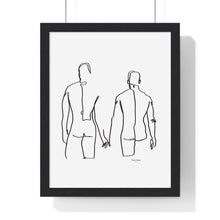 Load image into Gallery viewer, Tjdraw “Forever” Framed Vertical Poster