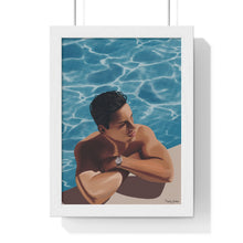 Load image into Gallery viewer, Tjdraw "Ed" Premium Framed Vertical Poster