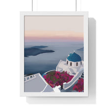 Load image into Gallery viewer, "Golden Sunset" Premium Framed Vertical Print