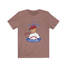 Load image into Gallery viewer, TJDRAW Baseball Catcher Jersey Short Sleeve Tee