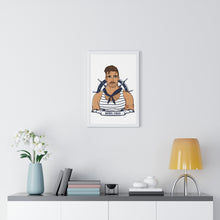 Load image into Gallery viewer, "Born Free" Sailor Framed Vertical Print