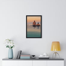 Load image into Gallery viewer, Tjdraw "Losing track of time" Premium Framed Vertical Poster