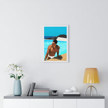 Load image into Gallery viewer, "Mykonos Morning" Premium Framed Vertical Print
