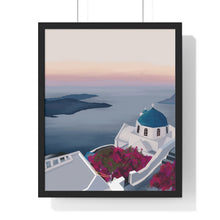 Load image into Gallery viewer, "Golden Sunset" Premium Framed Vertical Print