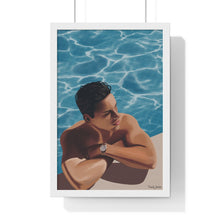 Load image into Gallery viewer, Tjdraw "Ed" Premium Framed Vertical Poster