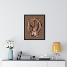 Load image into Gallery viewer, Tjdraw “ Thomas” Framed Vertical Poster