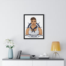 Load image into Gallery viewer, "Born Free" Sailor Framed Vertical Print