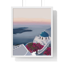 Load image into Gallery viewer, "Golden Sunset" Premium Framed Vertical Print