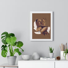 Load image into Gallery viewer, "Lovers Embrace" Premium Framed Vertical Print
