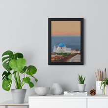 Load image into Gallery viewer, "Blue Horizon" Premium Framed Vertical Print