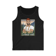 Load image into Gallery viewer, TJDRAW Big Wood Lumber yard Men's Softstyle Tank Top