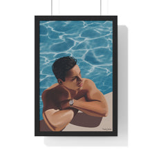 Load image into Gallery viewer, Tjdraw "Ed" Premium Framed Vertical Poster