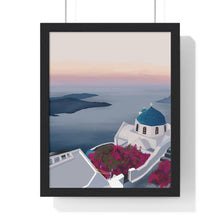 Load image into Gallery viewer, "Golden Sunset" Premium Framed Vertical Print