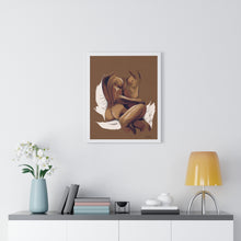 Load image into Gallery viewer, "Lovers Embrace" Premium Framed Vertical Print