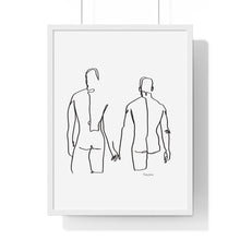 Load image into Gallery viewer, Tjdraw “Forever” Framed Vertical Poster