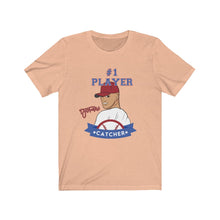 Load image into Gallery viewer, TJDRAW Baseball Catcher Jersey Short Sleeve Tee