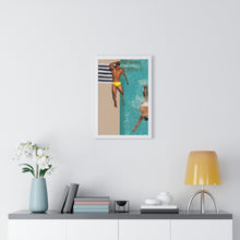 Load image into Gallery viewer, "St Tropez daze" Premium Framed Vertical Print