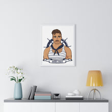 Load image into Gallery viewer, "Born Free" Sailor Framed Vertical Print