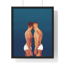 Load image into Gallery viewer, "Finding You" Premium Framed Vertical Print