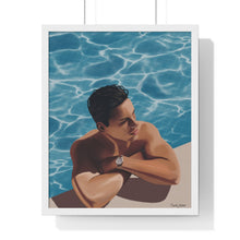 Load image into Gallery viewer, Tjdraw "Ed" Premium Framed Vertical Poster