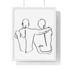 Load image into Gallery viewer, Tjdraw “Always” Framed Vertical Poster