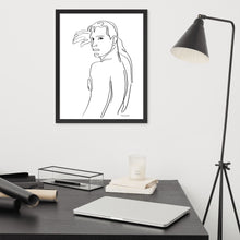 Load image into Gallery viewer, "When we were young" Premium Framed Vertical Print