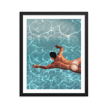 Load image into Gallery viewer, "Stillness of the mind" Premium Framed Vertical Print